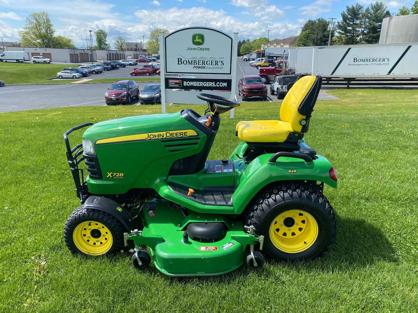 John Deere X728SE Garden Tractor