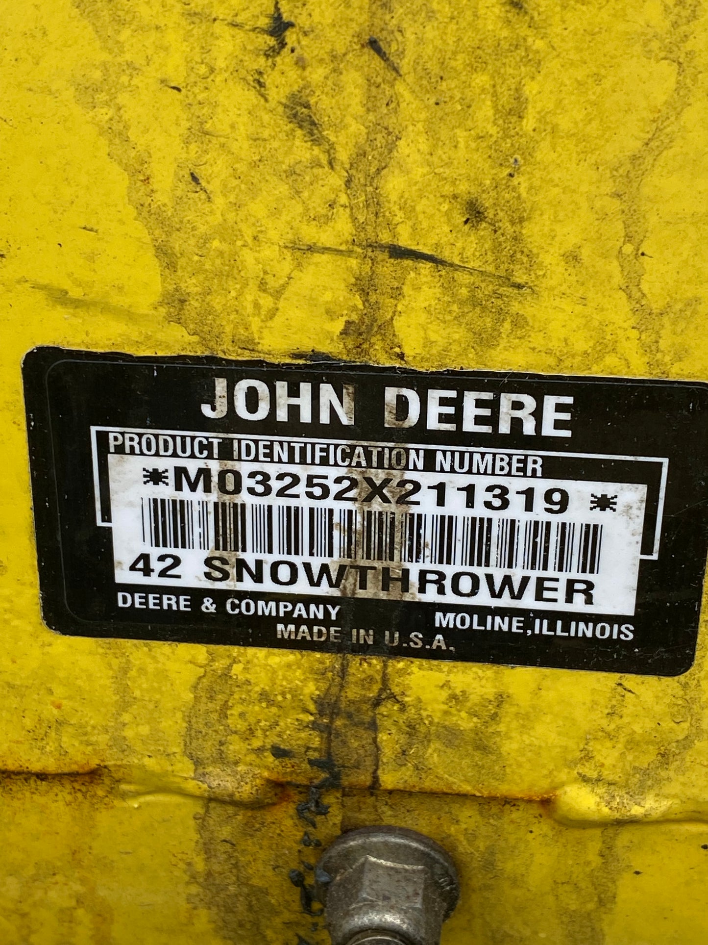 John Deere 42-IN Snowblower